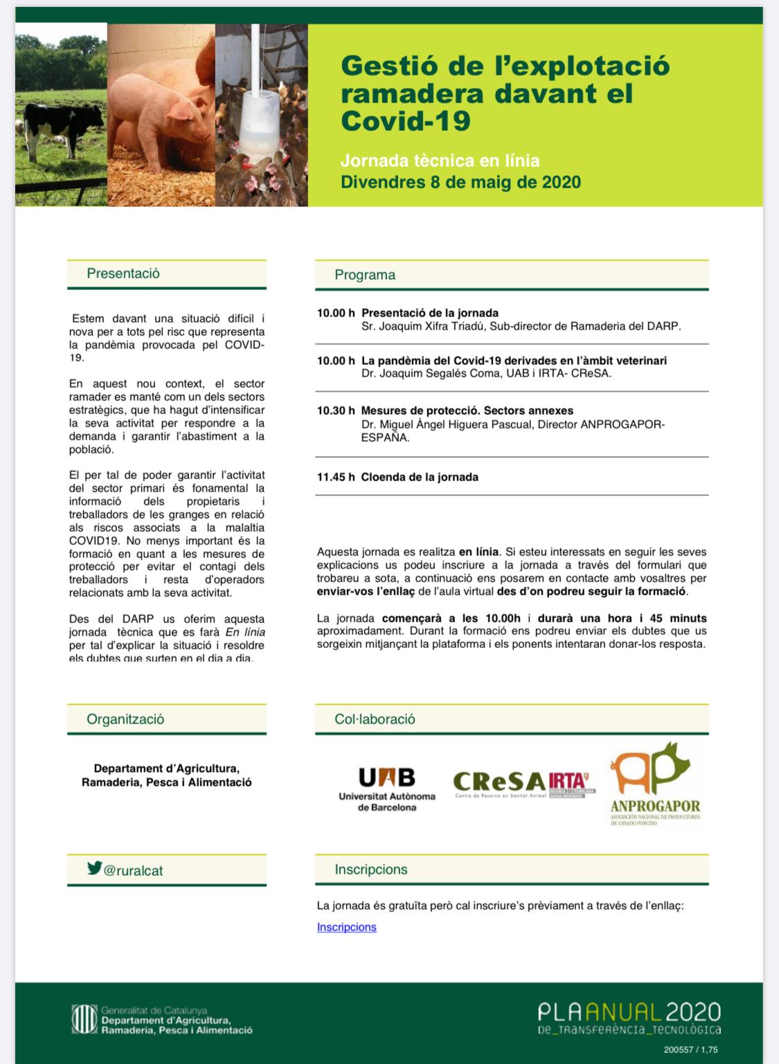 Jornada tècnica en línia