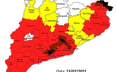 Els Agents Rurals demanen extremar les precaucions davant l’alt risc d’incendi forestal